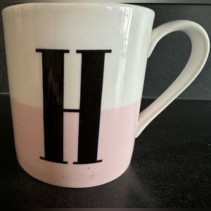 Kate Spade ♠️ Lenox China "To The Letter" "H" Mug